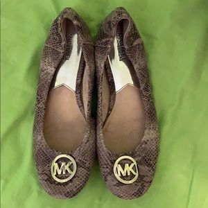 MK snake skin shoes